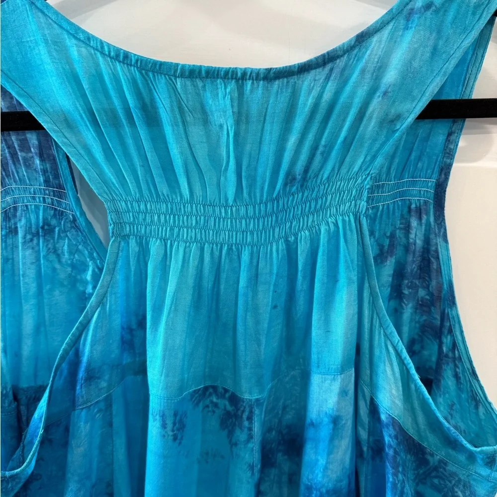 Denim 24/7 Turquoise Sleeveless Top - Picture 4 of 6